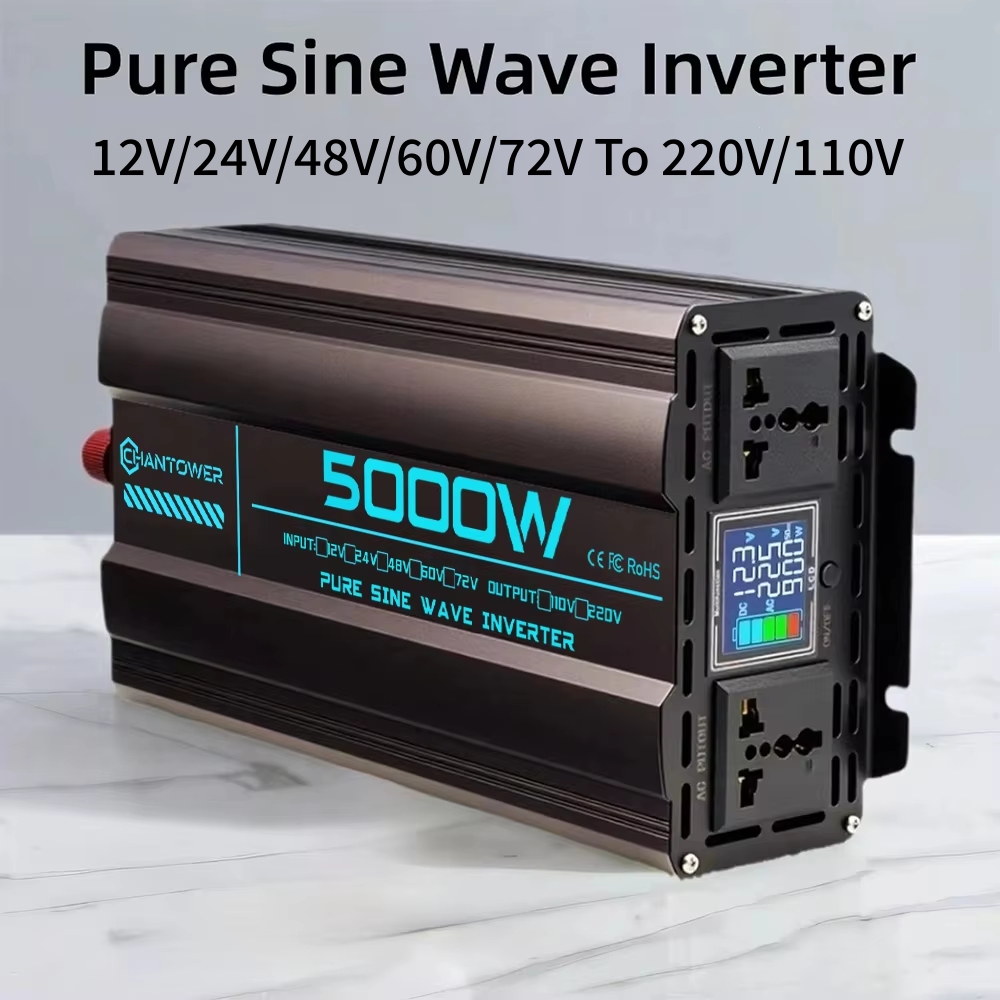 Pure Sine Wave Inverter 5000W 48V 220V - Inversor de onda senoidal pura dc