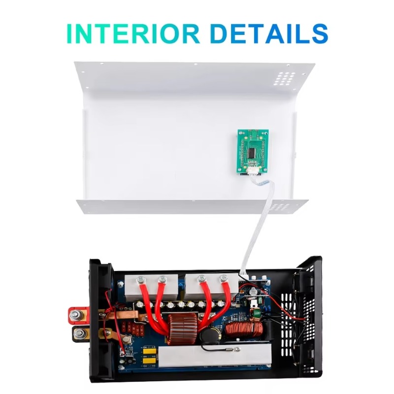Inversor de Onda Senoidal Pura - Pure Sine Wave Inverter 5000W 48V 220V avaliação e preço