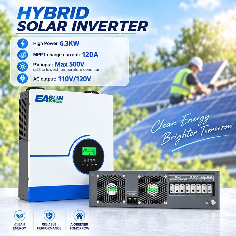 Inversor solar híbrido EASUN P - Grid Tie Inverter Limiter 2000W avaliação e preço