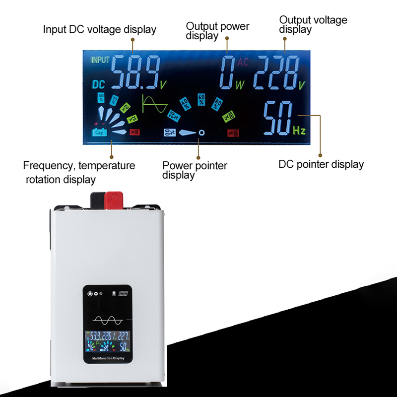 Inversor 12V 220V Onda Senoida - Pure Sine Wave Inverter 5000W 48V 220V avaliação e preço
