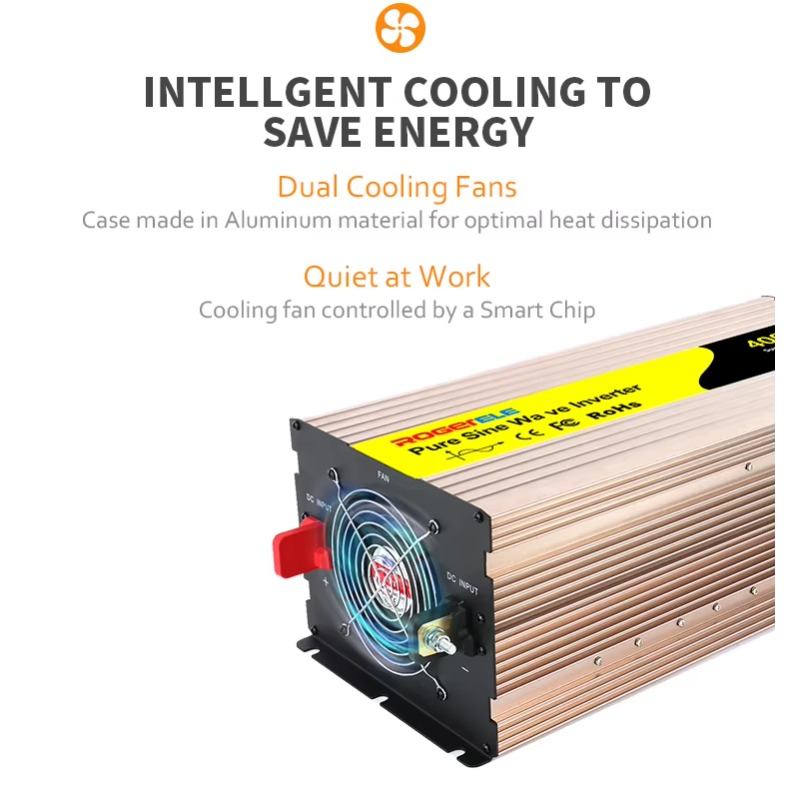 Inversor solar monofásico, ond - Pure Sine Wave Inverter 5000W 48V 220V avaliação e preço