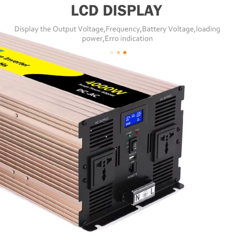 Inversor solar monofásico, ond - Pure Sine Wave Inverter 5000W 48V 220V avaliação e preço