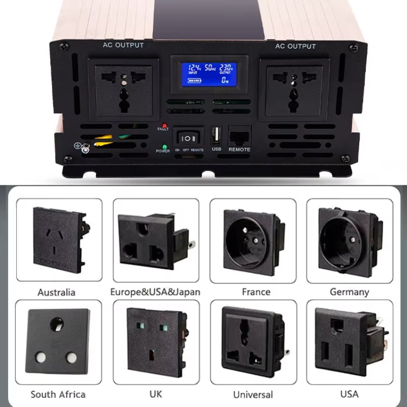 Inversor solar monofásico, ond - Pure Sine Wave Inverter 5000W 48V 220V avaliação e preço